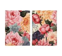 Flower Pattern Passport Holder, ID Card Protector Case Passport Holder with Slot Passports Travel Wallet Document Cover for Women And Men