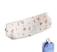 Flower Pencil Case,Flower Pencil Case - Cute Pencil Case - Pencil Case, Floral Pouch, Small Storage Bag, Makeup Organizer Bag, Bowls, Pink, Consulte la descripción, See description