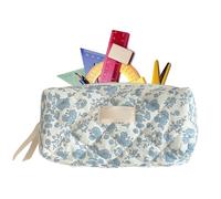 Flower Pencil Pouch,Girls Floral Pattern Pencil Case - Travel Aesthetic Makeup Bag Pen Pouch for School Art Supplies Stationery College Kids Students Teachers Educators Women Adults Girls