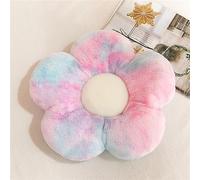 Flower Pillow Cushion Cute Flower Shaped Plush Throw Pillow Room Decor Reading Floor Pillow Cushion for Car Watching TV Sofa Car Chair (35 x 35 cm, Multicolor)