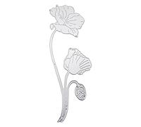 Flower Plant Die Cut for Scrapbooking Card Making Photo Album Decorative Embossing Paper Carbon Steel Cutting Metal Cutting Dies for Christmas Card Making