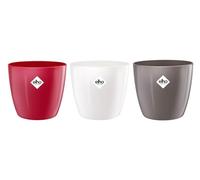 Flower Plant Pots Recycled Plastic ELHO Brussels Round, MULTIPLE SIZES/COLOURS