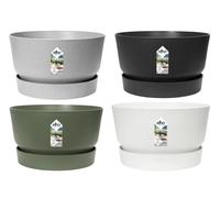 Flower Plant Pots Recycled Plastic Elho Greenville Round- multiple size/colours