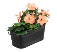 Flower planter Metal Container Waterproof Lightweight Vintage Flower Box