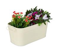 Flower planter Metal Container Waterproof Lightweight Vintage Flower Box