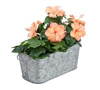 Flower planter Metal Container Waterproof Lightweight Vintage Flower Box