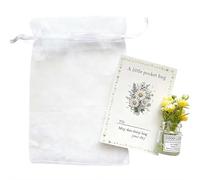 Flower Pocket Hug Card, Greeting Cards Pocket Hug Token for Friends, Family, Kids, Classmates, Students, & Colleagues - Relationship Gift for Distant Social Presents