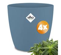 Flower pot Brussels set of 4 blue 16x15cm 22L