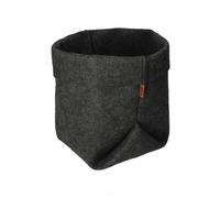 Flower Pot Cover Felt Size M / L / XL / XXL Lightweight 15cm - 30cm Graphite UK