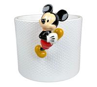 Flower Pot Decorative Pendant Mickey Mouse 10 x 7 cm Made of Plastic - Disney Pot Pendant, Pot Buddy Mickey Mouse, Pot Hanger, Modern Decorative Style for Disney Fans, Garden Decoration