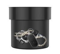 Flower Pot Diversion Safe, 2 Layer Flower Pot Secret Compartment with Money Bag & Lock, Decorative Secret Hidden Safe Metal Secret Hidden Key Box for Hiding Cash Jewelry Keys Rings Watches