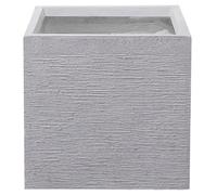 Flower Pot Fibre Clay 40 x 40 x 38 cm White PAROS