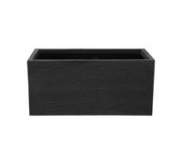 Flower Pot Fibre Clay Black 80 x 37 x 38 cm MYRA