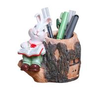 Flower Pot For Cactus Bunny - 3D Resin Flower Pot 12.5 x 13.49 cm, Container For Gardening Plants, Desk Decoration | Holder For Living Room, Office Accessory, Orname