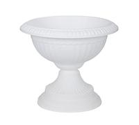flower pot grecian urn planter classic traditional outdoor plastic white garden plant pots bowl watering can water large wishing