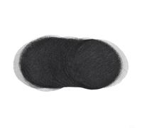 Flower Pot Hole Mesh Pad - 7.5 cm & 10 cm Round Drainage Netting for Pots, Bonsai Bottom Grid Mat, Reusable Black Plastic Liner to Keep Soil(10 * 10CM)