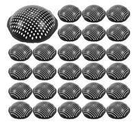 Flower Pot Hole Mesh Pads Drainage Nets Plastic round Planter 50pcs | Reusable Accessory, Prevents Soil Leakage, Supports Better Drainage for Houseplants, Bonsai, Office and Indoor Gardening