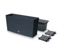 Flower Pot Insert 27L / 72L Decorative Planter Rattan Design Indoor Outdoor UK