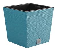 Prosperplast Scandinavian Blue Planter with Tank Furu Collection 24 x 24 x 23.5 cm Capacity 7.5 L, 7,5 L
