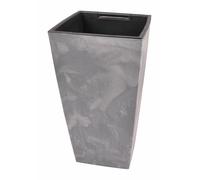 Prosperplast High Flowerpot Urbi Square Effect 26.6l 50x26.5x26.5 Cm Grey