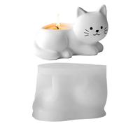 Flower Pot Mold | 3D Animal Molding Decoration,Silicone Mold For Cat Vase Cactus Pot - For Plaster And Clay Candle Holder Pen Holder Home Party Arts Crafts Family And Friends
