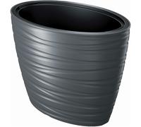 Flower Pot Oval Insert Bowl Planter 56L Kitchen Windowsill Herb Garden 58.5cm UK