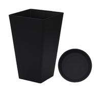 Flower Pot Plant |Garden Pots | Outdoor Patio Planter, Resin Planter, Tall Planter for Large Trees, Square Planter for Outdoor Plants, Large & M Design