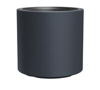 Prosperplast HEOS Plant Pot with Insert, 46.7 x 45 cm, Plant Pot with Insert, Robust Plastic, Indoor and Outdoor, UV-Resistant, Frost-Proof, Anthracite,