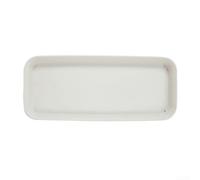 Flower Pot Plant Saucer Drip Trays Resin Rectangle Plate Indoor Outdoor Plant Solid Drip Tray Saucer For Collecting Excess Water(Beige XL)