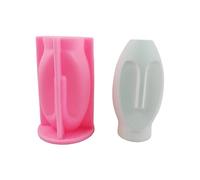 Flower Pot Resin Mold Home Handmade Silicone for Facial Shaped Decorative Resin Planter Craft Making Tool Human Face Planter Reusable
