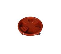 Flower pot saucer, Rolling Plant Pot Cart Wheeled Planter Caddy Saucer(Outer Dia 36cm)
