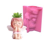 Flower Pot Silicone Mold Concrete Cement Plant Flowerpot Epoxy Resin Makeup Brush Holder Organizer Molds for Concrete Molds for Resin