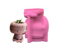 Flower Pot Silicone Mold Concrete Cement Plant Flowerpot Epoxy Resin Makeup Brush Holder Organizer Planter Molds Extra-Large Commercial Flower Planter Large Outdoor