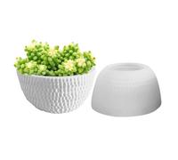 Flower Pot Silicone Molds - Botanical Shape, Flexible Container, Studio Shape with | Modern Hobby Direction for Inspired Decoration, Improving Living Spaces, Promoting Artistic