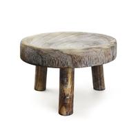 Flower Pot Stools - Wooden Planter Stands for Home Garden | Short Plant Pedestal for Bonsai, Desserts, Mini Decorations, Gnome Statues, Corner Balcony Apartment at the