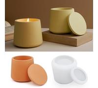 Flower Pot Succulent Candle Mold Resin Casting Silicone Molds for Home Decor & Candle Making Wave Spiral Mold