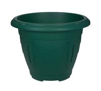 Flower Pot Venetian Round Planter Forest Green Plant Garden Patio Basket 24cm