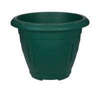 Flower Pot Venetian Round Planter Forest Green Plant Garden Patio Basket 24Cm