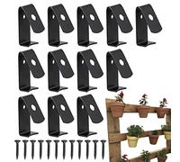 Flower Pot Wall Mount, Orchid Pot, Pots Hangers, Wall Clay Pot Hanger Hook for 5in-8in Terracotta Pot for Gardens, Fences, Walls, Backyards