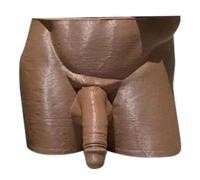 Flower Pots Body Form Plant Vase Unique Planter Penis Vase Decor Funny Male Body Planter Penis Planter Flower Pot Home Garden Decor 4.7x5x3.9 Inch Brown