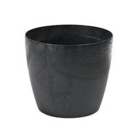 Flower Pots Concrete Effect Plant Pots House plants garden pots flower pot (Concrete Black, 36cm x 31cm)