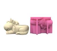 Flower Pots Silicone Mold Unicorns Flowerpot Molds Storage Holder Storage Box Container Mold Planter Flower Pots