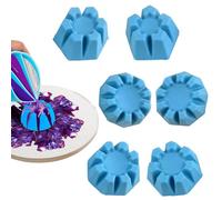Flower Pour Cup | 6 Paint Pouring Strainers For Fluid Art Resin | 5/6/7/8/9/10 Slots Flower Strainer For Pouring Paint And Cre-ating Patterns Art Supplies