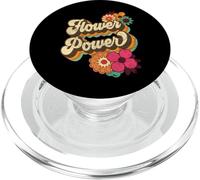 Flower Power 60s 70s Hippie Retro Groovy Positive Vibes PopSockets PopGrip for MagSafe