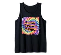 Flower Power Feeling - Hippie Tie-Dye Batik Style 1 Tank Top
