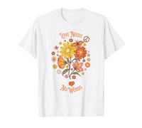Flower Power Love Needs No Words T-Shirt, Men, White, XX-Large