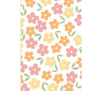 Flower Power Notebook: Weekly & Monthly Reflection Journal with Wellness Trackers