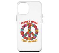 Flower Power Peace Showers Love Hippie Symbol 60s 70s 80s Case for iPhone 12/12 Pro