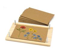 Flower Press Kit Wooden Pressing Floral Leaf Herb Diy Craft Presser With Boards