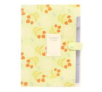 Flower Print File Folder 6 Pockets Expanding Document Organiser Sorting Folder Letter Size for School Office Supplies Document Storage Folders